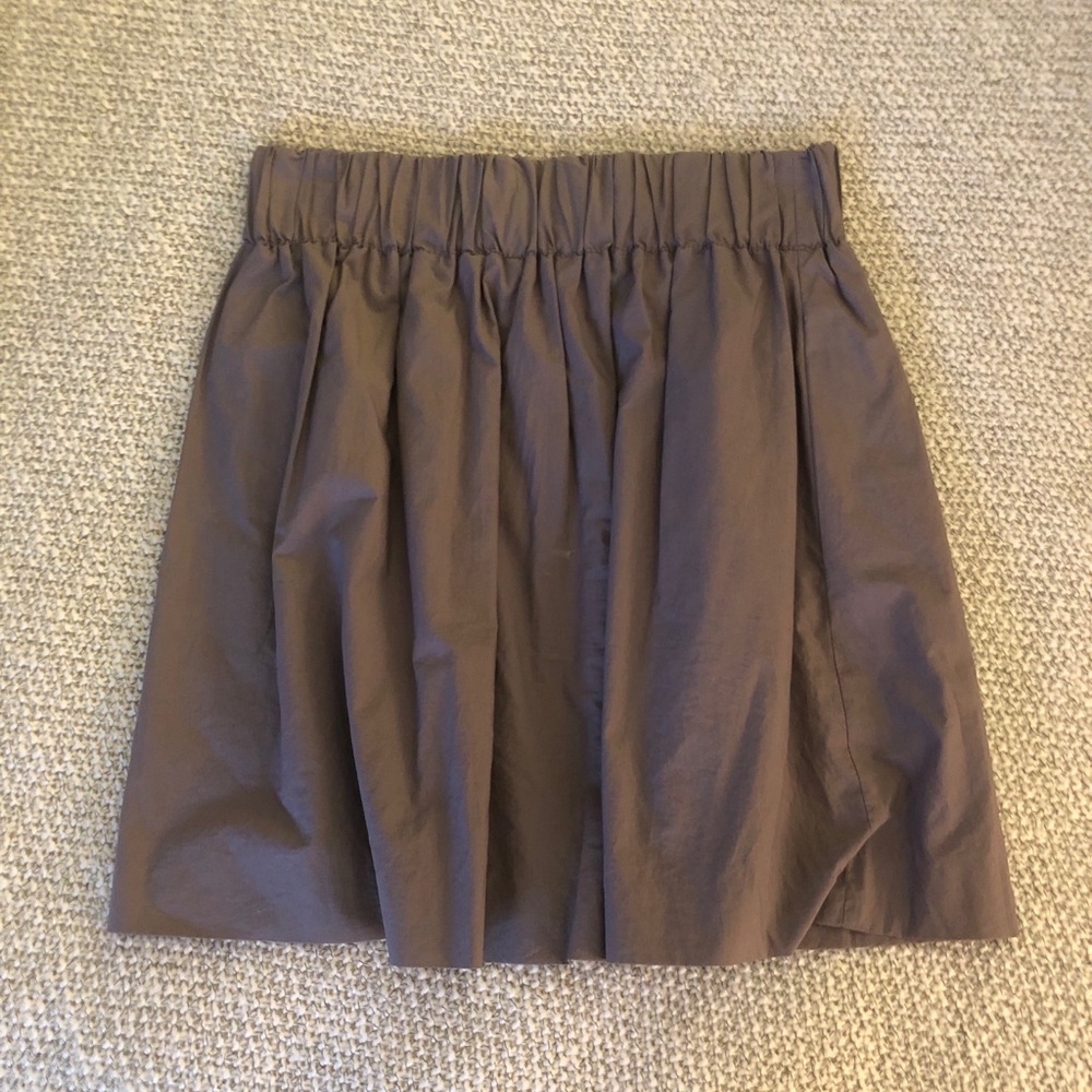 J.Crew Elastic Waist Gray Skirt
